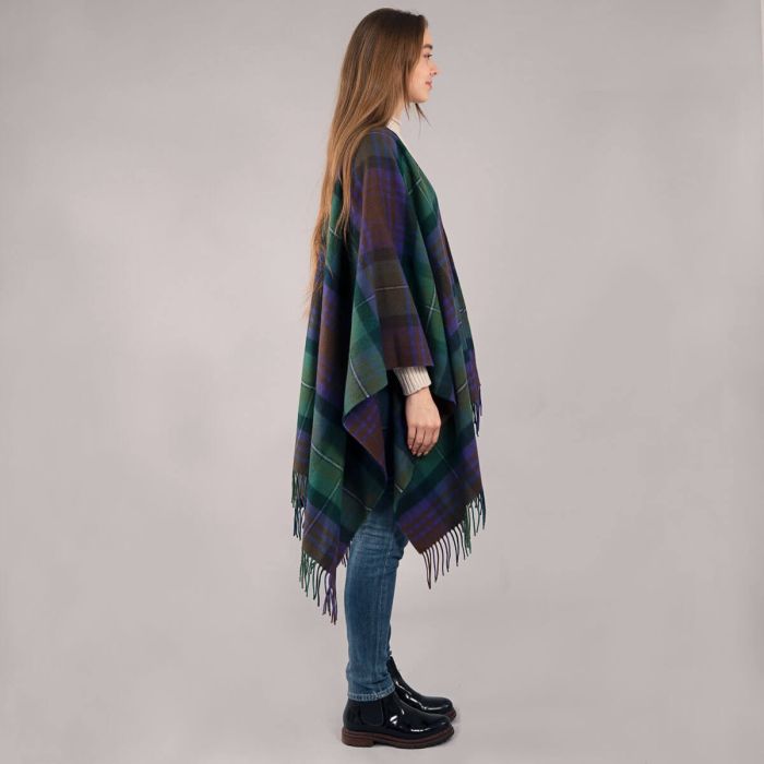 Lochcarron Of Scotland Alice Isle Of Skye Tartan Lambswool Serape