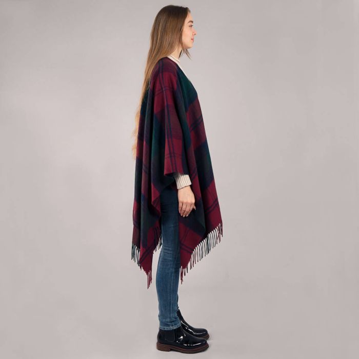 Lochcarron Of Scotland Alice Lindsay Modern Tartan Lambswool Serape