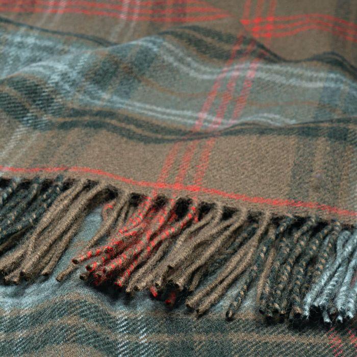 Lochcarron Of Scotland Alice Lochcarron Hunting Weathered Tartan Lambswool Serape