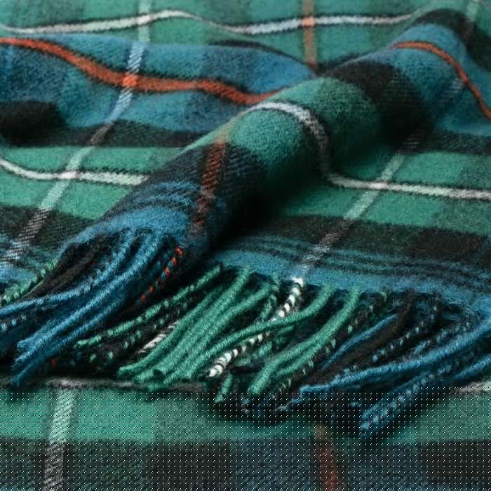 Lochcarron Of Scotland Alice MacKenzie Ancient Tartan Lambswool Serape