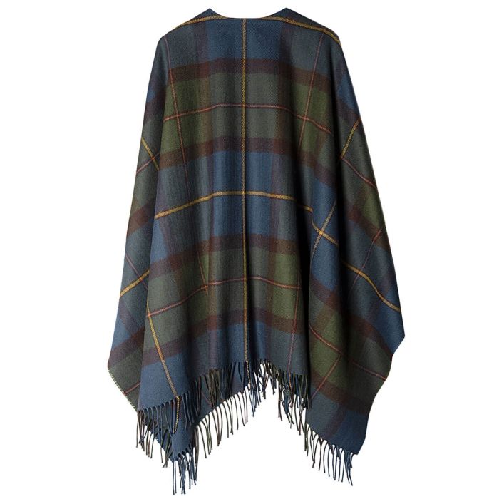 Lochcarron Of Scotland Alice MacLeod Of Harris Antique Tartan Lambswool Serape