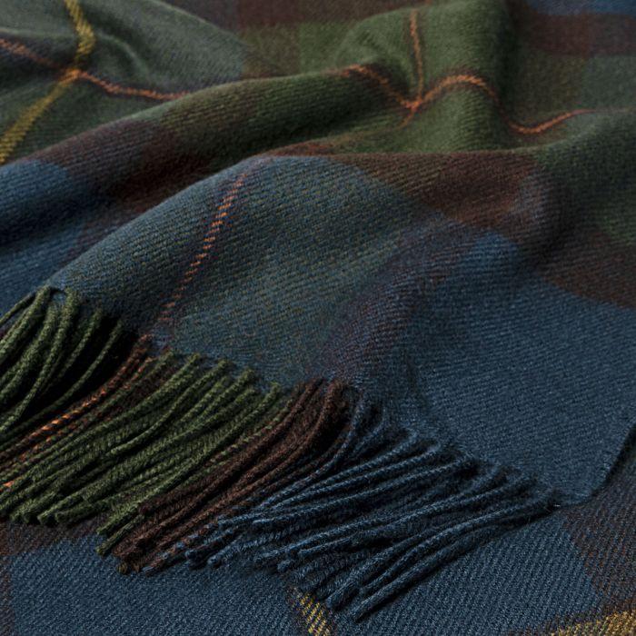 Lochcarron Of Scotland Alice MacLeod Of Harris Antique Tartan Lambswool Serape
