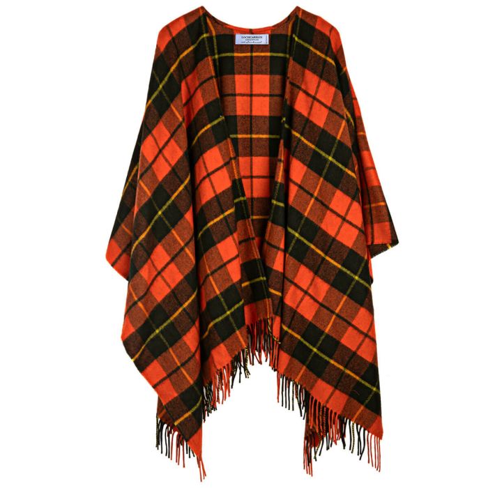 lochcarron of scotland Alice Wallace Ancient Tartan Lambswool Serape
