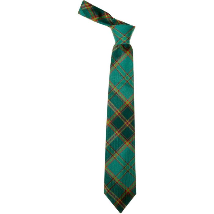 Lochcarron Of Scotland All Ireland Green Irish Tartan Tie