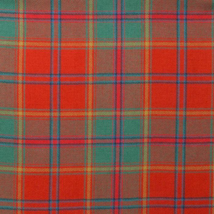 lochcarron of scotland All Ireland Red Irish Lightweight Tartan Fabric