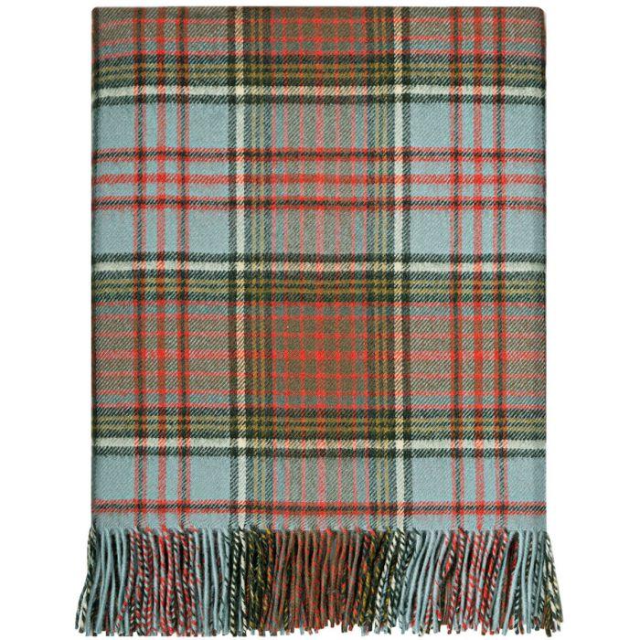 lochcarron of scotland Anderson Weathered Tartan Lambswool Blanket lochcarron of scotland Anderson Weathered Tartan Lambswool Blanket