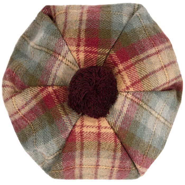 lochcarron of scotland Auld Scotland Tartan Brushed Wool Tam