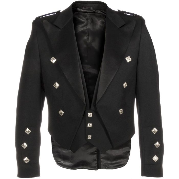 Lochcarron Of Scotland Barathea Prince Charlie Kilt Jacket & Vest