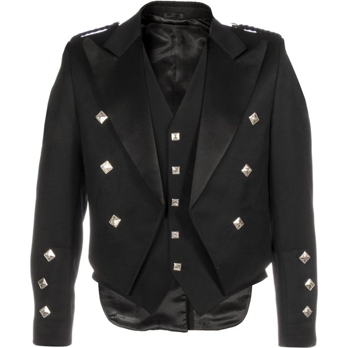 Lochcarron Of Scotland Barathea Prince Charlie Kilt Jacket & Vest