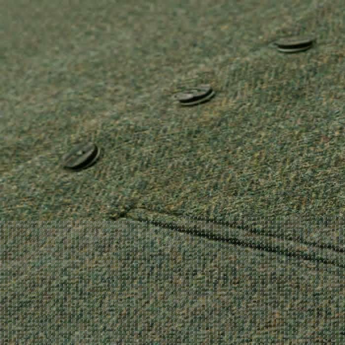 Lochcarron Of Scotland Beaters Green Shetland Tweed 5 Button Kilt Waistcoat