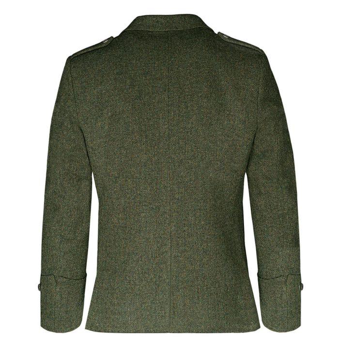 Lochcarron Of Scotland Beaters Green Shetland Tweed Argyll Kilt Jacket