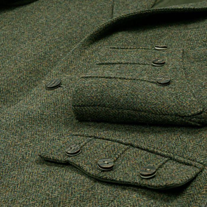Lochcarron Of Scotland Beaters Green Shetland Tweed Argyll Kilt Jacket