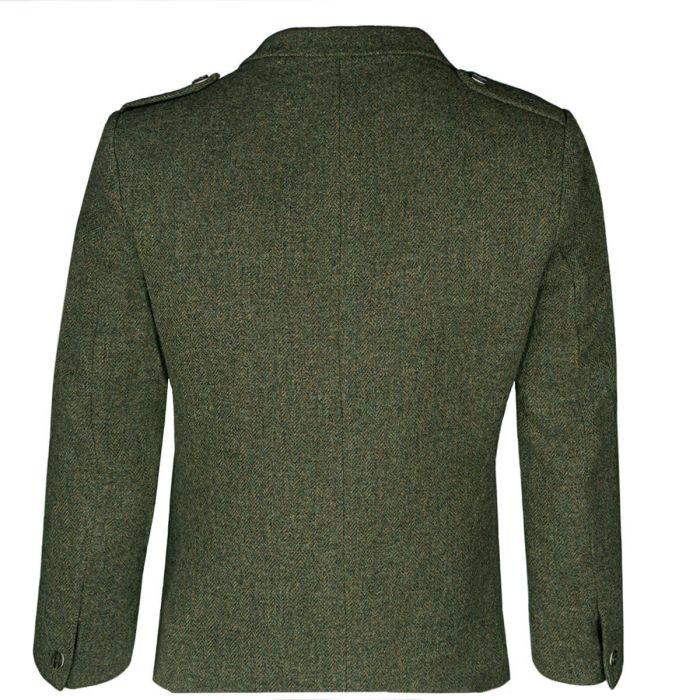 Lochcarron Of Scotland Beaters Green Shetland Tweed Crail Kilt Jacket