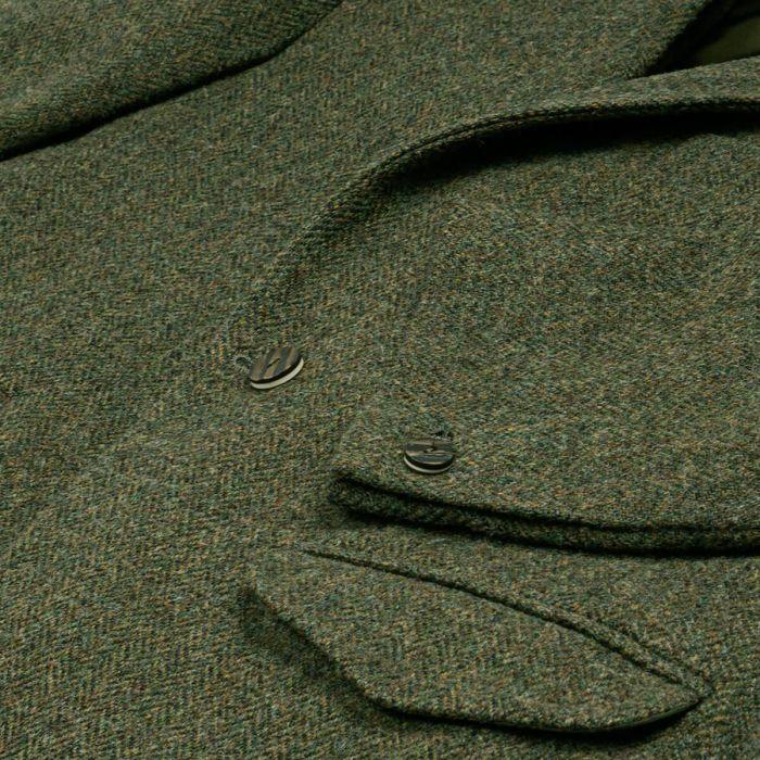 Lochcarron Of Scotland Beaters Green Shetland Tweed Crail Kilt Jacket