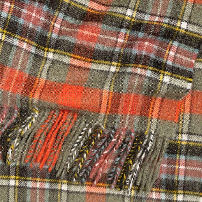 Lochcarron Of Scotland Beau Bruce Of Kinnaird Ancient Tartan Luxury Cashmere Scarf