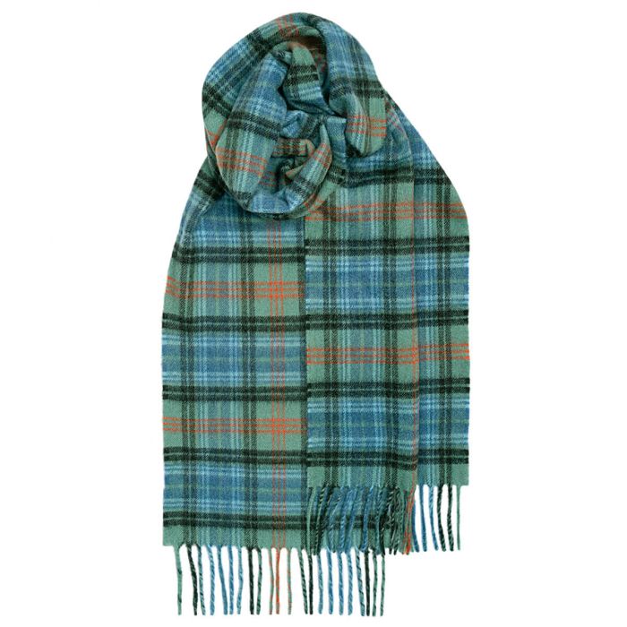 lochcarron of scotland Beau Lochcarron Hunting Ancient Tartan Luxury Cashmere Scarf