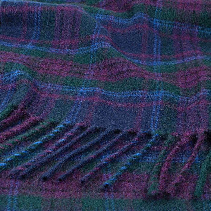 Lochcarron Of Scotland Beau Spirit Of Scotland Modern Tartan Luxury Cashmere Scarf