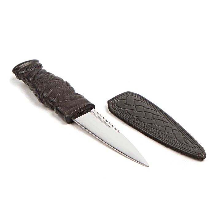 Lochcarron Of Scotland Black Glenurquhart Daywear Sgian Dubh