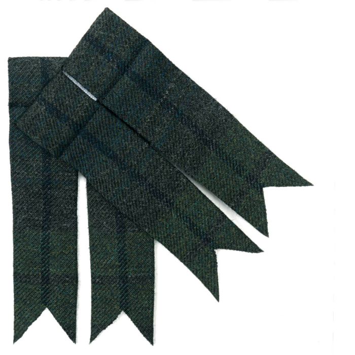 lochcarron of scotland Black Watch Modern Selkirk Heavyweight Tweed Flashes