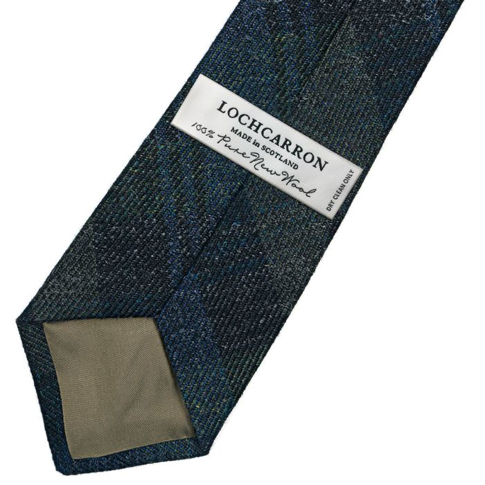 Lochcarron Of Scotland Black Watch Modern Selkirk Heavyweight Tweed Tie