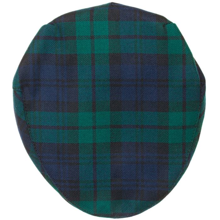Lochcarron Of Scotland Black Watch Modern Tartan Barnton Flat Cap