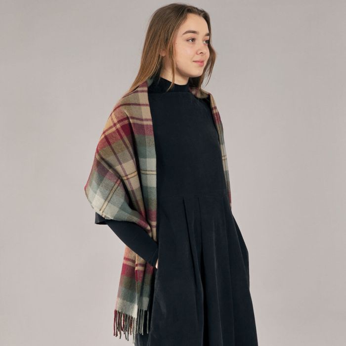 Lochcarron Of Scotland Bobbie Auld Scotland Tartan Lambswool Stole