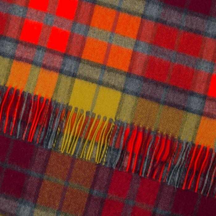 Lochcarron Of Scotland Bobbie Buchanan Berry Tartan Lambswool Stole