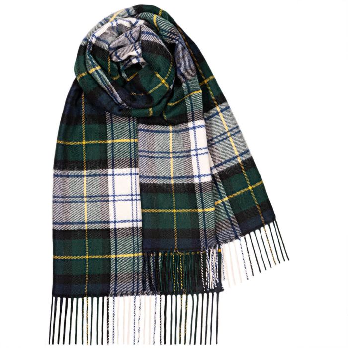 lochcarron of scotland Bobbie Gordon Dress Modern Tartan Lambswool Stole