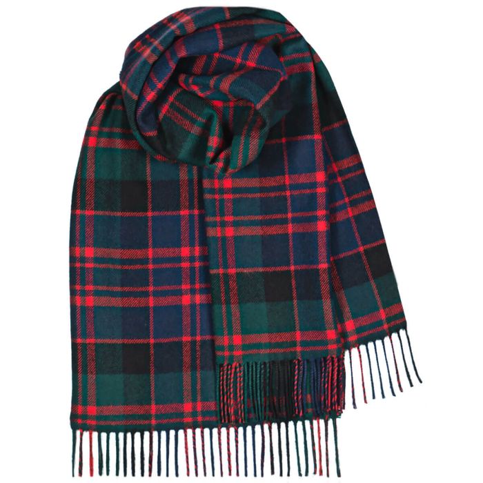 lochcarron of scotland Bobbie MacDonald Clan Modern Tartan Lambswool Stole