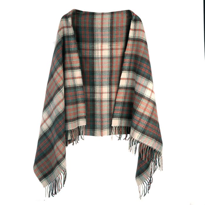 Lochcarron Of Scotland Bobbie MacDonald Dress Weathered Tartan Lambswool Stole