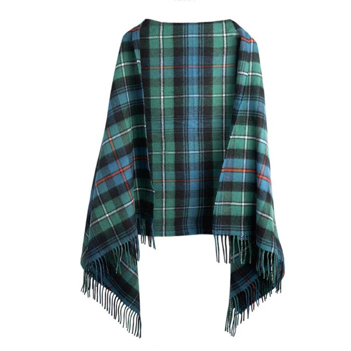 Lochcarron Of Scotland Bobbie MacKenzie Ancient Tartan Lambswool Stole