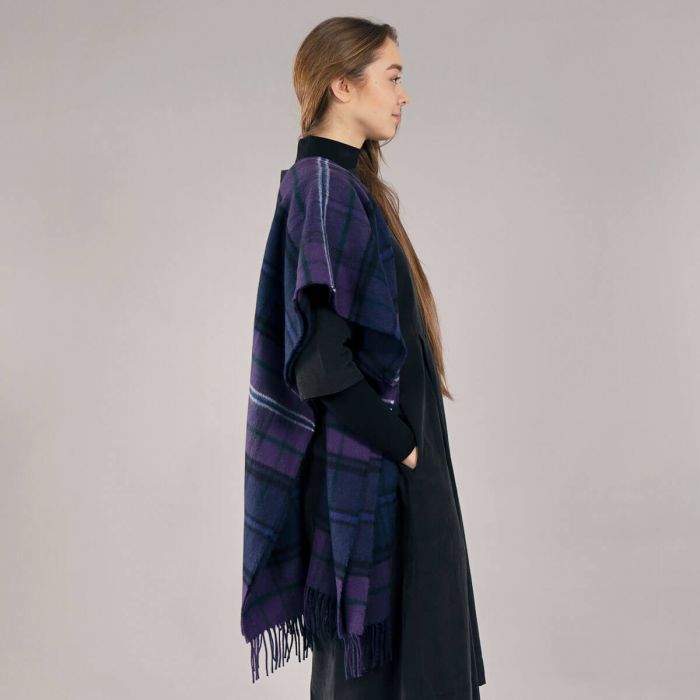 Lochcarron Of Scotland Bobbie Scotland Forever Modern Tartan Lambswool Stole