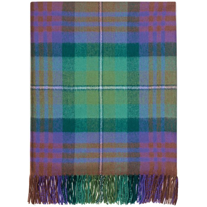 lochcarron of scotland Border Isle of Skye Tartan Lambswool Blanket lochcarron of scotland Border Isle of Skye Tartan Lambswool Blanket
