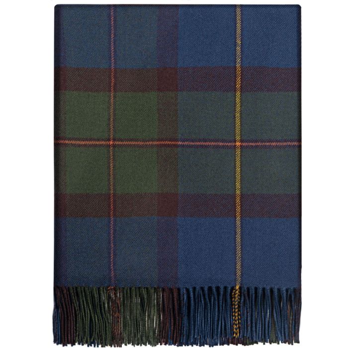 lochcarron of scotland Border MacLeod of Harris Antique Tartan Lambswool Blanket