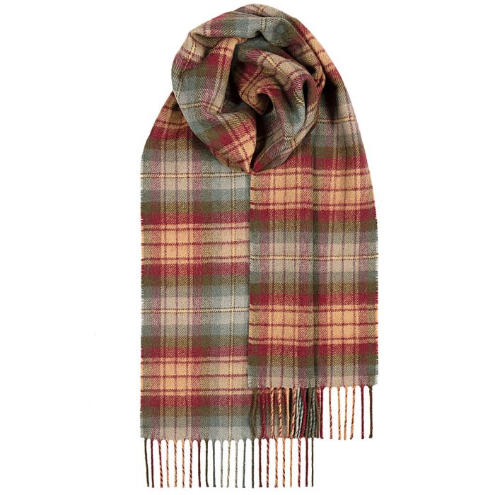 lochcarron of scotland Bowhill Auld Scotland Tartan Lambswool Scarf lochcarron of scotland Bowhill Auld Scotland Tartan Lambswool Scarf