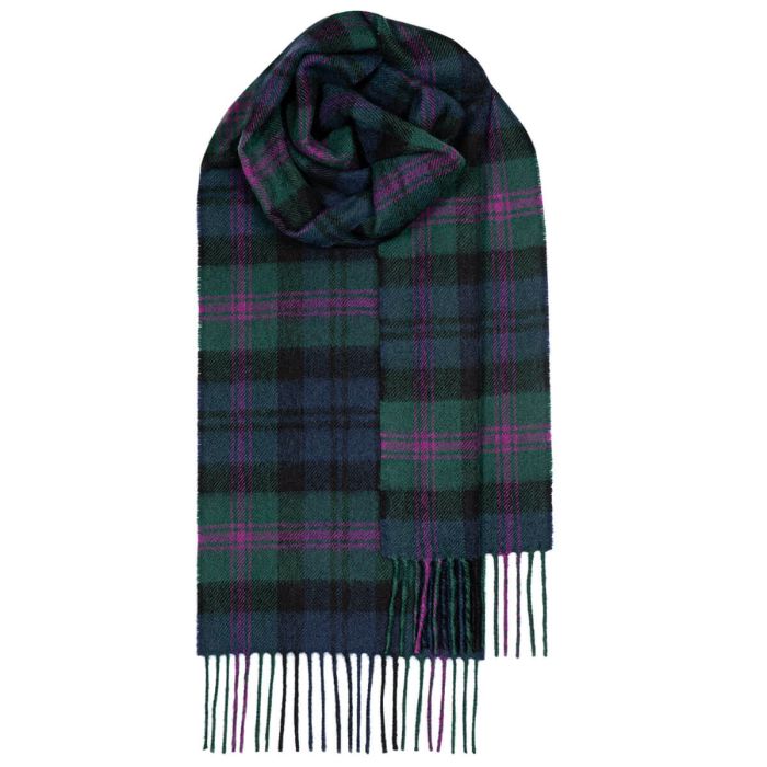 lochcarron of scotland Bowhill Baird Modern Tartan Lambswool Scarf lochcarron of scotland Bowhill Baird Modern Tartan Lambswool Scarf