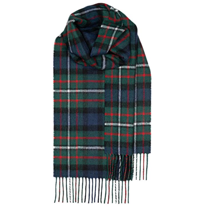 lochcarron of scotland Bowhill Ferguson Modern Tartan Lambswool Scarf
