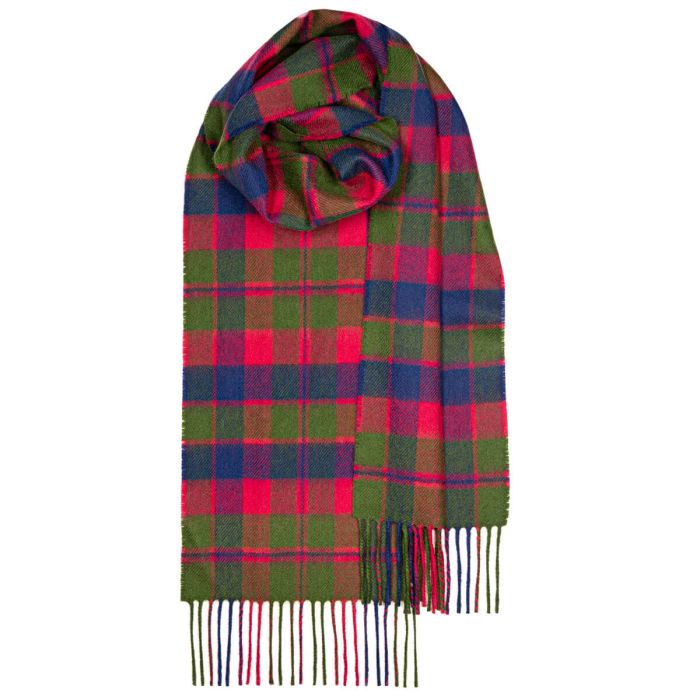 lochcarron of scotland Bowhill Glasgow Tartan Lambswool Scarf