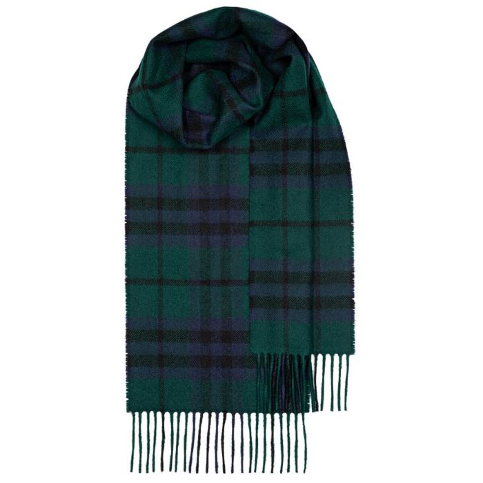 lochcarron of scotland Bowhill Keith Modern Tartan Lambswool Scarf