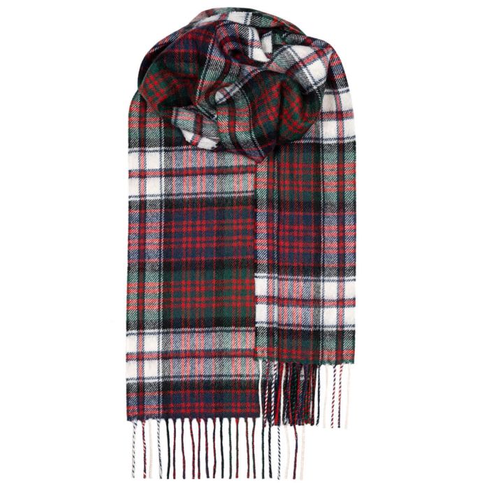 lochcarron of scotland Bowhill MacDonald Dress Modern Lambswool Scarf