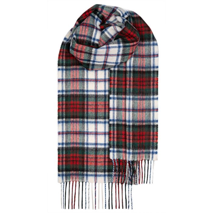 lochcarron of scotland Bowhill MacDuff Dress Modern Tartan Lambswool Scarf