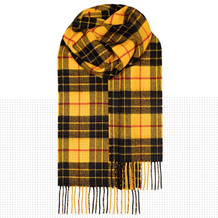 lochcarron of scotland Bowhill MacLeod Dress Modern Tartan Lambswool Scarf
