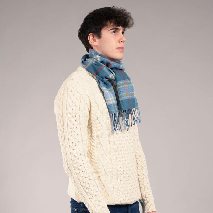 Lochcarron Of Scotland Bowhill Musselburgh Tartan Lambswool Scarf