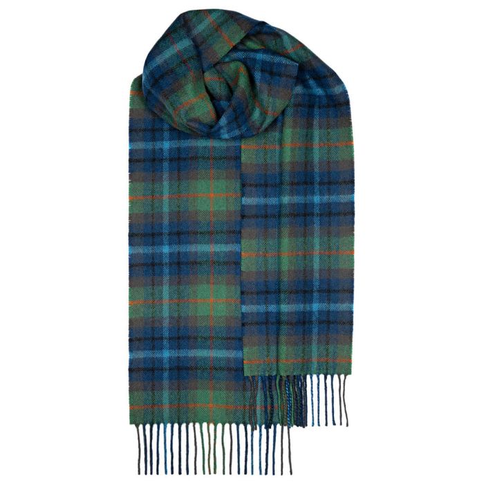 lochcarron of scotland Bowhill New York City Tartan Lambswool Scarf