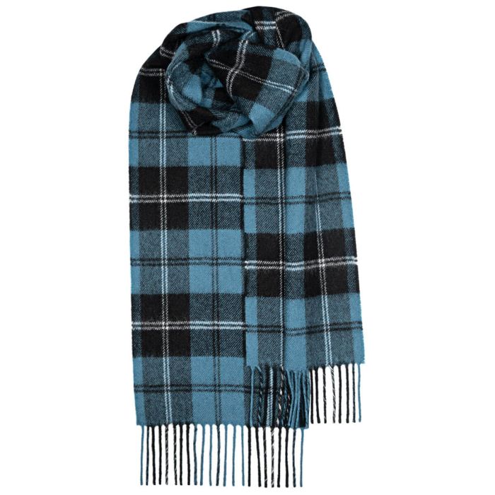 lochcarron of scotland Bowhill Ramsay Blue Ancient Tartan Lambswool Scarf