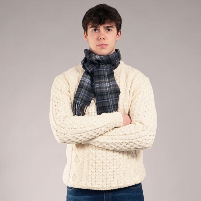 Lochcarron Of Scotland Bowhill Scotland Forever Antique Tartan Lambswool Scarf