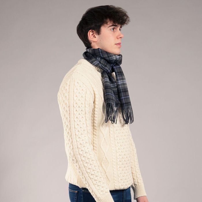 Lochcarron Of Scotland Bowhill Scotland Forever Antique Tartan Lambswool Scarf