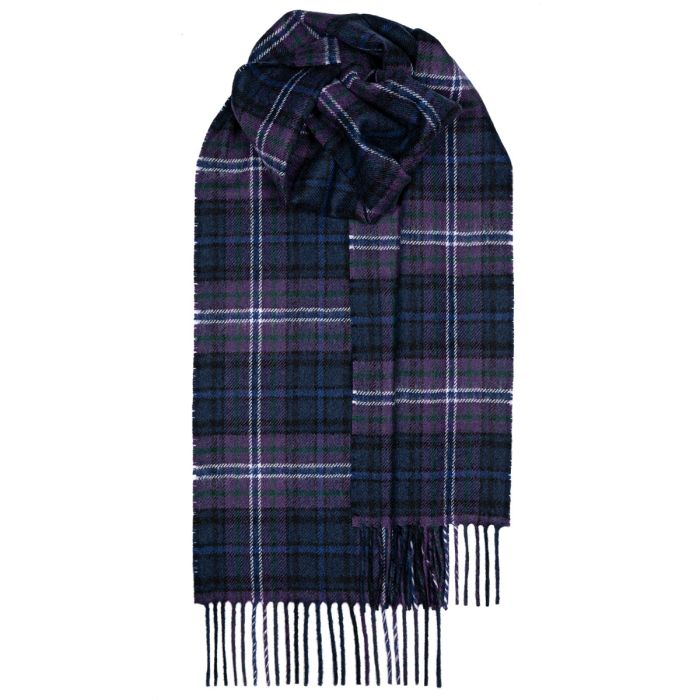 lochcarron of scotland Bowhill Scotland Forever Modern Tartan Lambswool Scarf