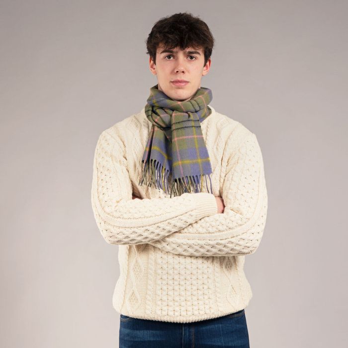 Lochcarron Of Scotland Bowhill Taylor Ancient Tartan Lambswool Scarf