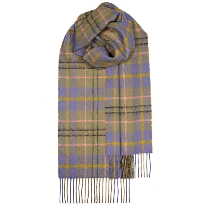 lochcarron of scotland Bowhill Taylor Ancient Tartan Lambswool Scarf